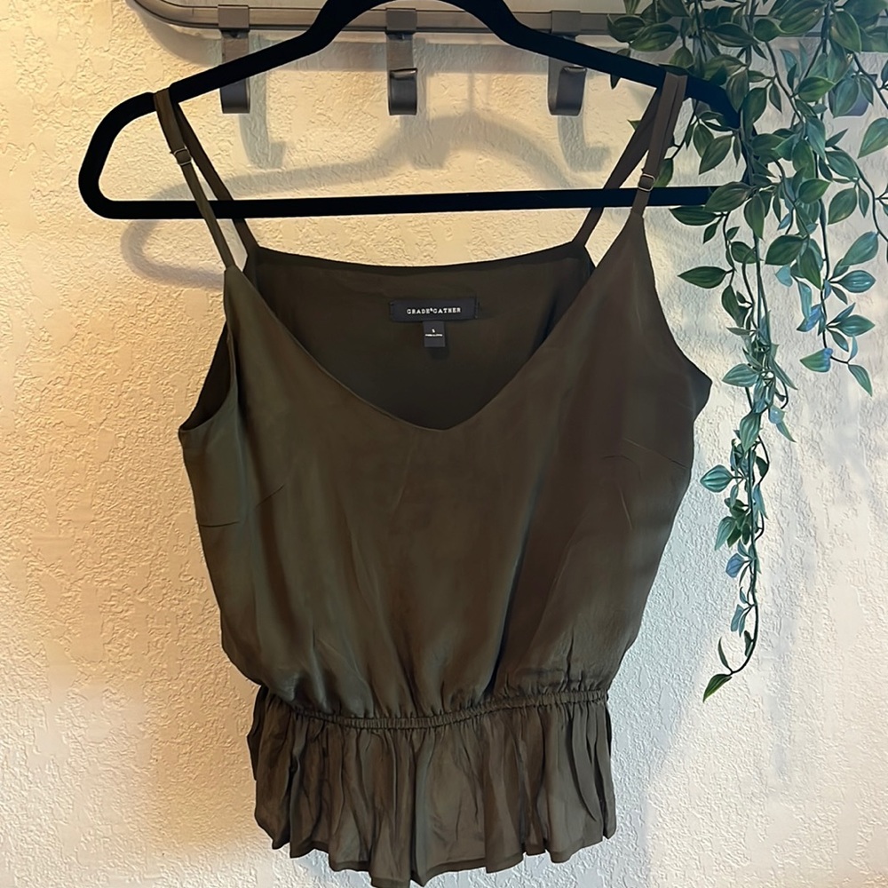 Green blouse, size small never worn like new